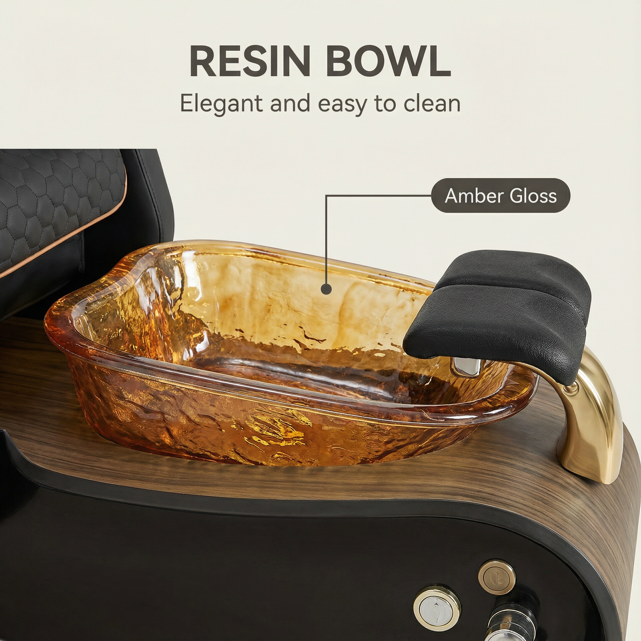 材质工艺：树脂盆细节